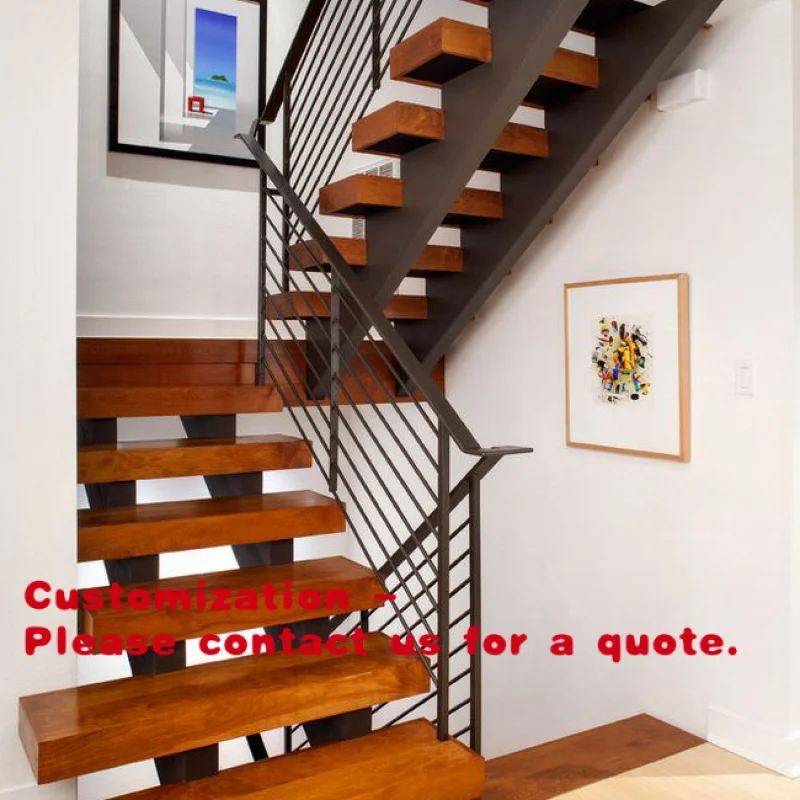 

Customize.Central Beam Wooden Stairs New Product Loft Staircase Style Home Renovation