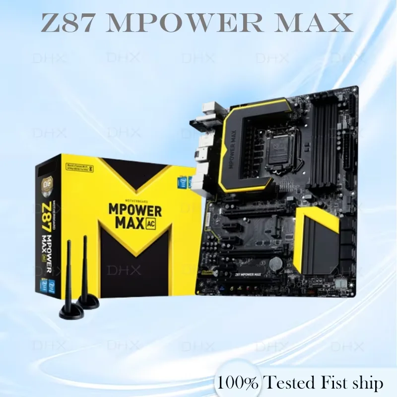 For Z87 MPOWER MAX Motherboard 32GB HDMI LGA 1150 DDR3 ATX Z87 Mainboard 100% Tested Fully Work be shipp quickly DH
