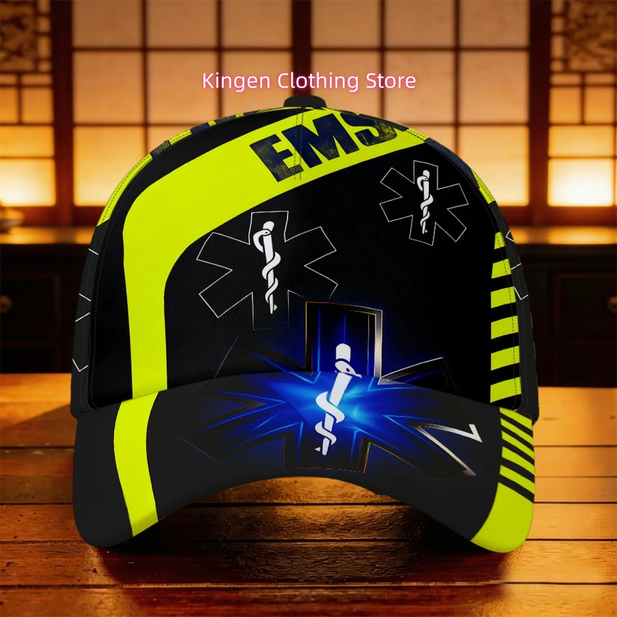 1pc EMS Emergency Medical Services Emblem Baseball Cap Golf Urban Fashion Patterned Cap Street Style Mother's Day Gift Sports Ev