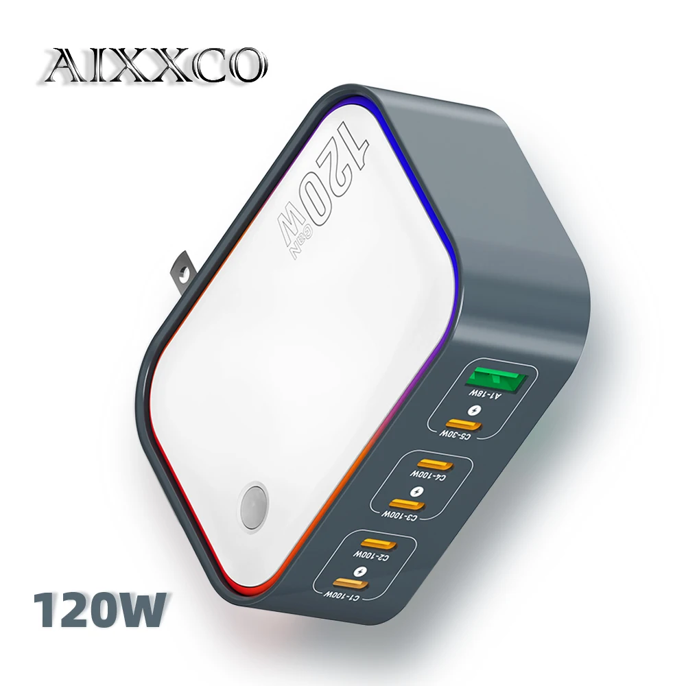 aixxco-chargeur-rapide-gan-120w-6-ports-usb-c-pd-qc-30-station-de-charge-de-bureau-pour-ordinateurs-portables-iphone-ipad-samsung