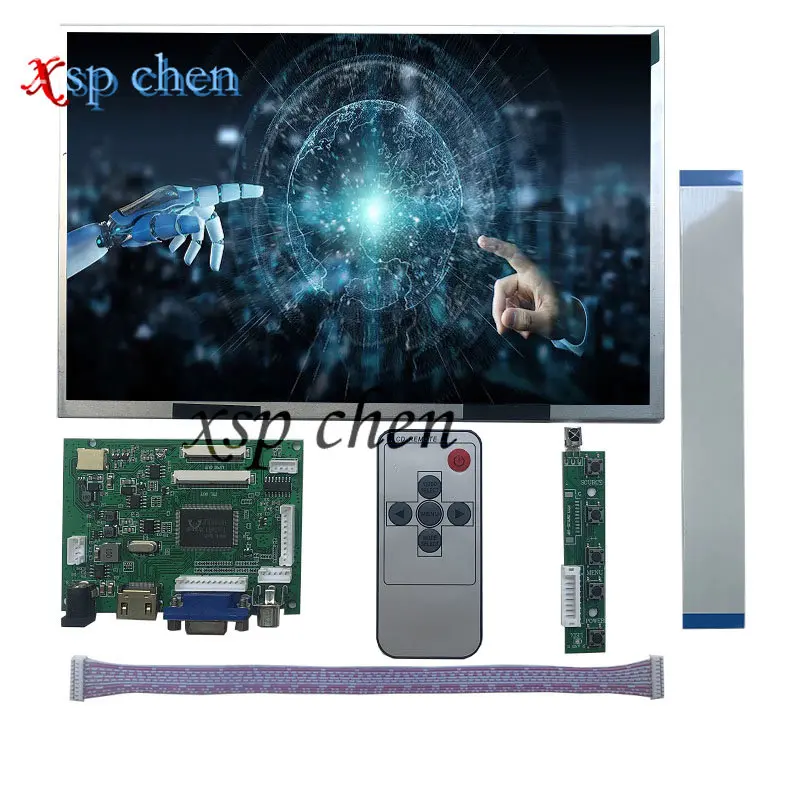 

10.1 IPS для монитора Raspberry Pi 1280*800, тонкоплёночный монитор, HDMI VGA AV LVDS 2AV для Raspberry