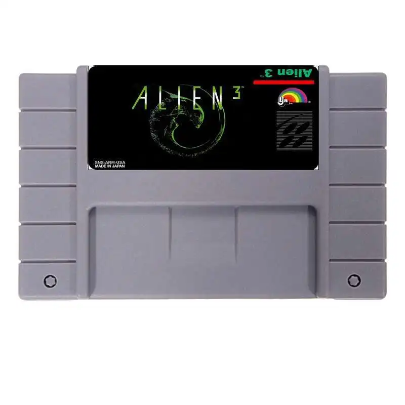 Alien 3 NTSC Version 16 Bit 46 Pin Big Grey Game Card für USA-Game-Spieler
