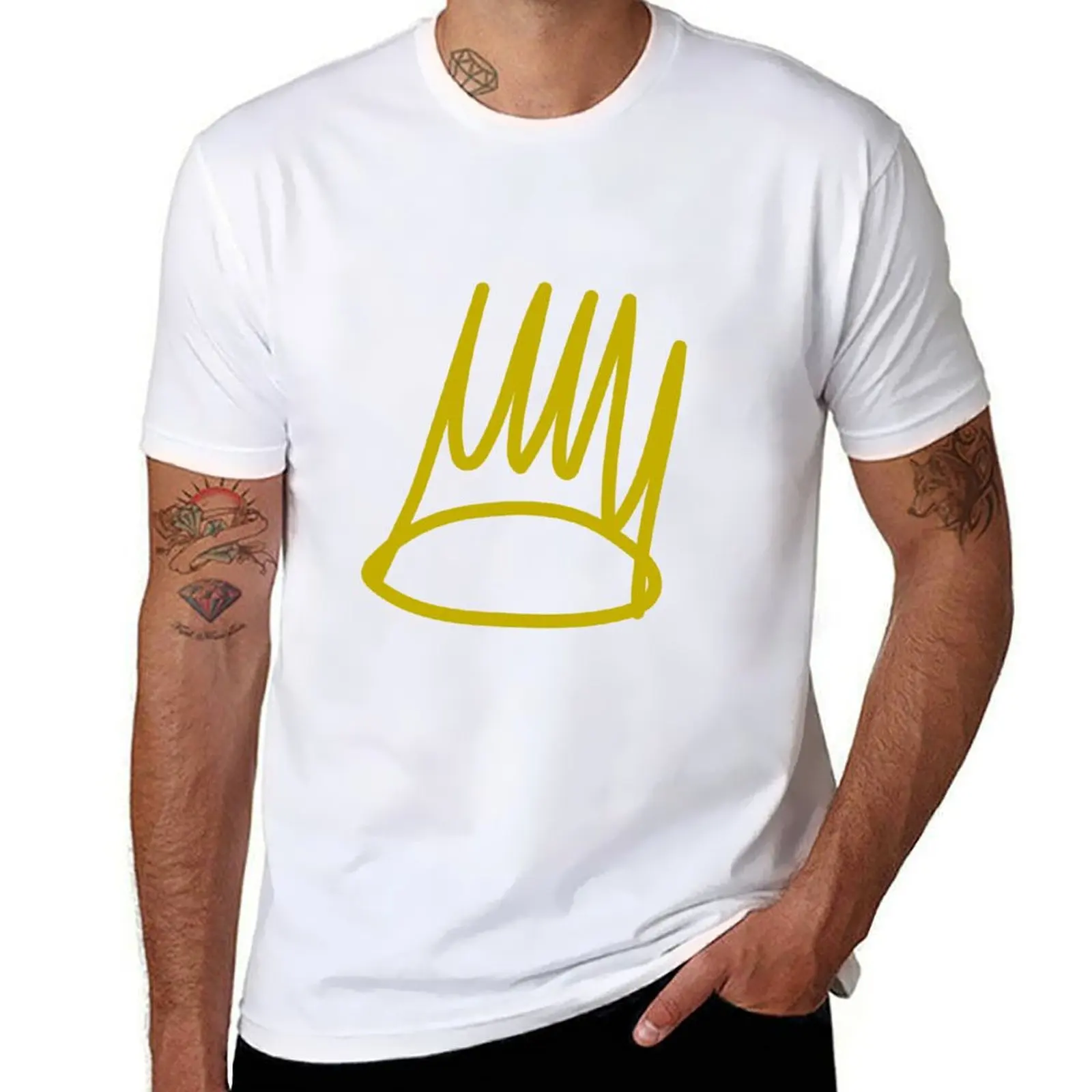 

j cole born sinner crown T-Shirt t shirts cotton 100% t shirts for man pack white t shirts for man graphic funny T-shirt