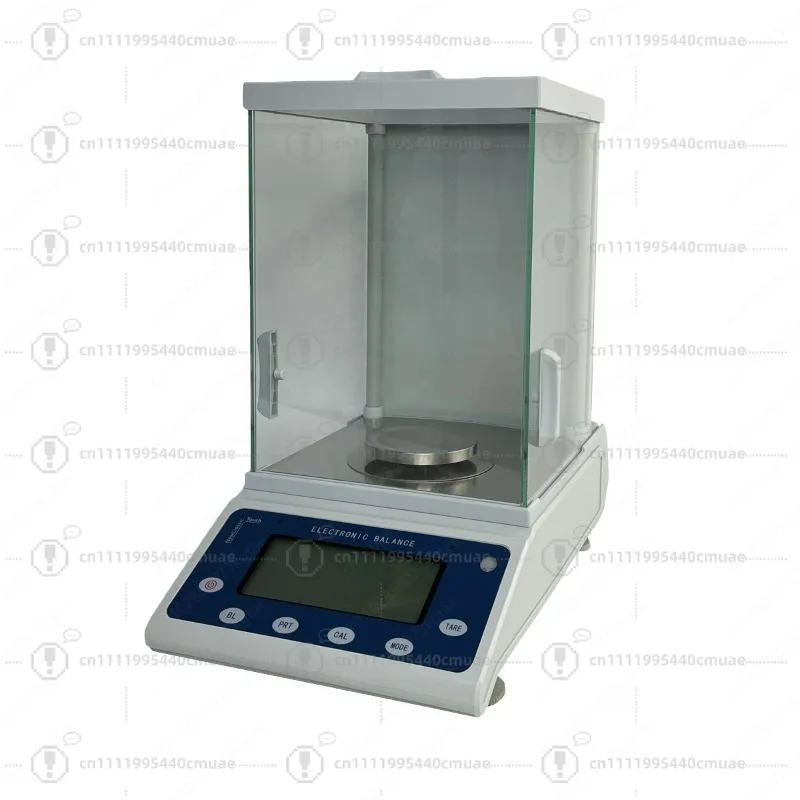 High Precision Electronic Laboratory Balance Weighing Scale LCD/Light Emitting Diode Display Glass Material 0.1 mg Accuracy