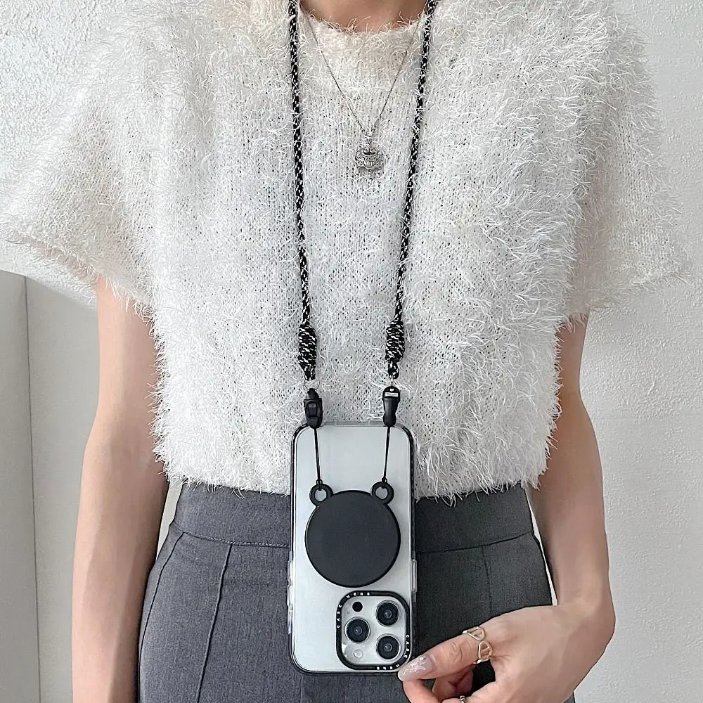 Crossbody Magnetic Mobile Lanyard Universal Clip Hanging Cord Cell Phone Strap Anti-lost Free Hands Smartphone Chain Phone Charm
