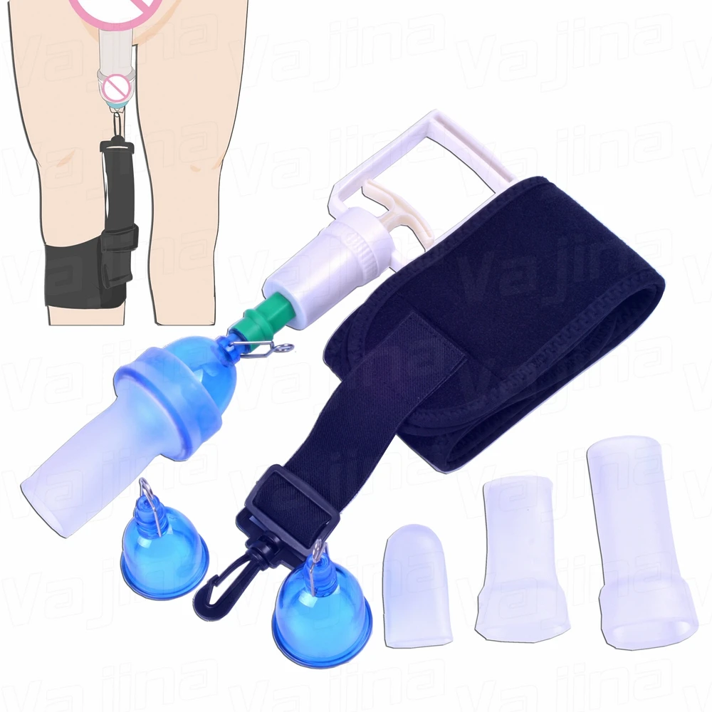 

Consolador Pure Physical Penis Extender Enlarger Stretcher Male Enhancement Edge Training Tension Device Big Size Penile Pump