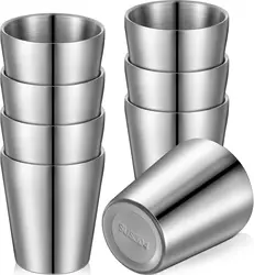 10oz 300ml Stainless Steel Insulated Cup Metal Tumbler Double Wall Vacuum Water Glasses Camping Reusable Mugs Home Office Coffee