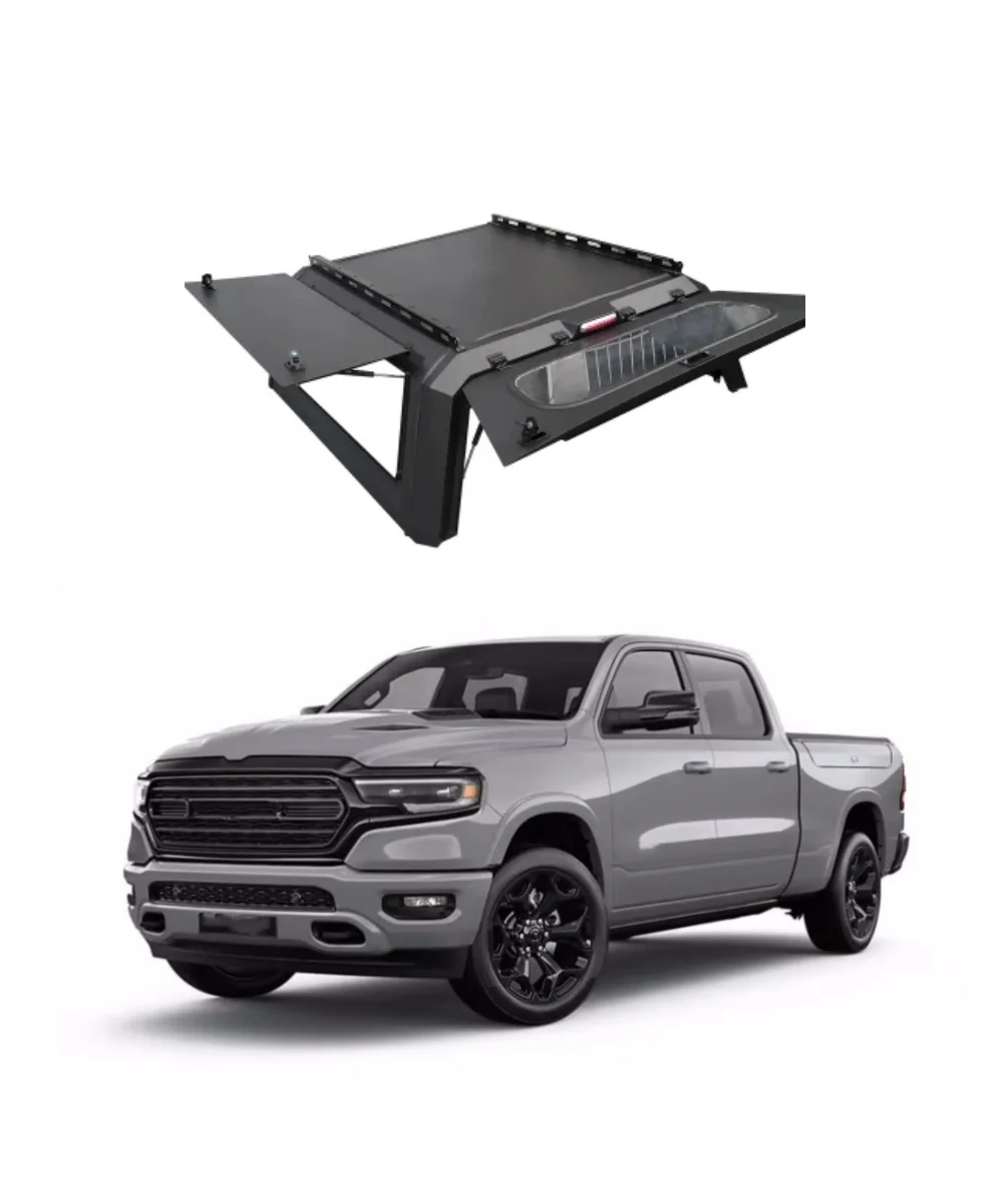 Customized 4X4 Waterproof Lightweight Truck Camper TRUCK TOPPER Fit For Dodge Ram 1500 With Rambox