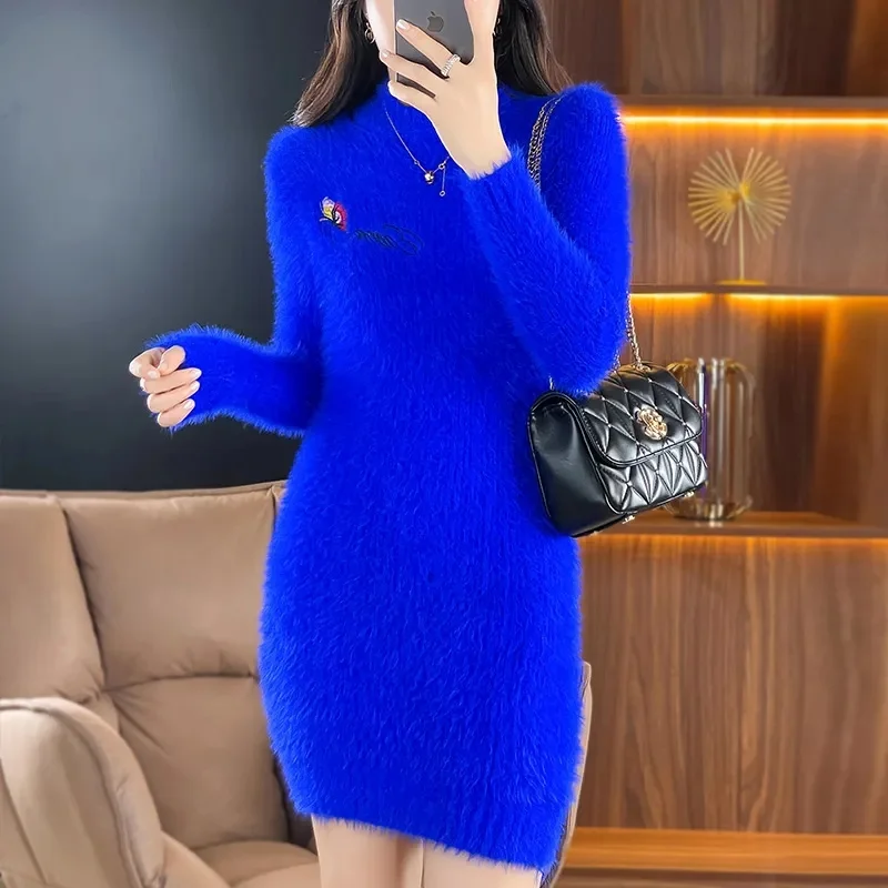 royal blue knit dress Swindon Knit Dress main image 0