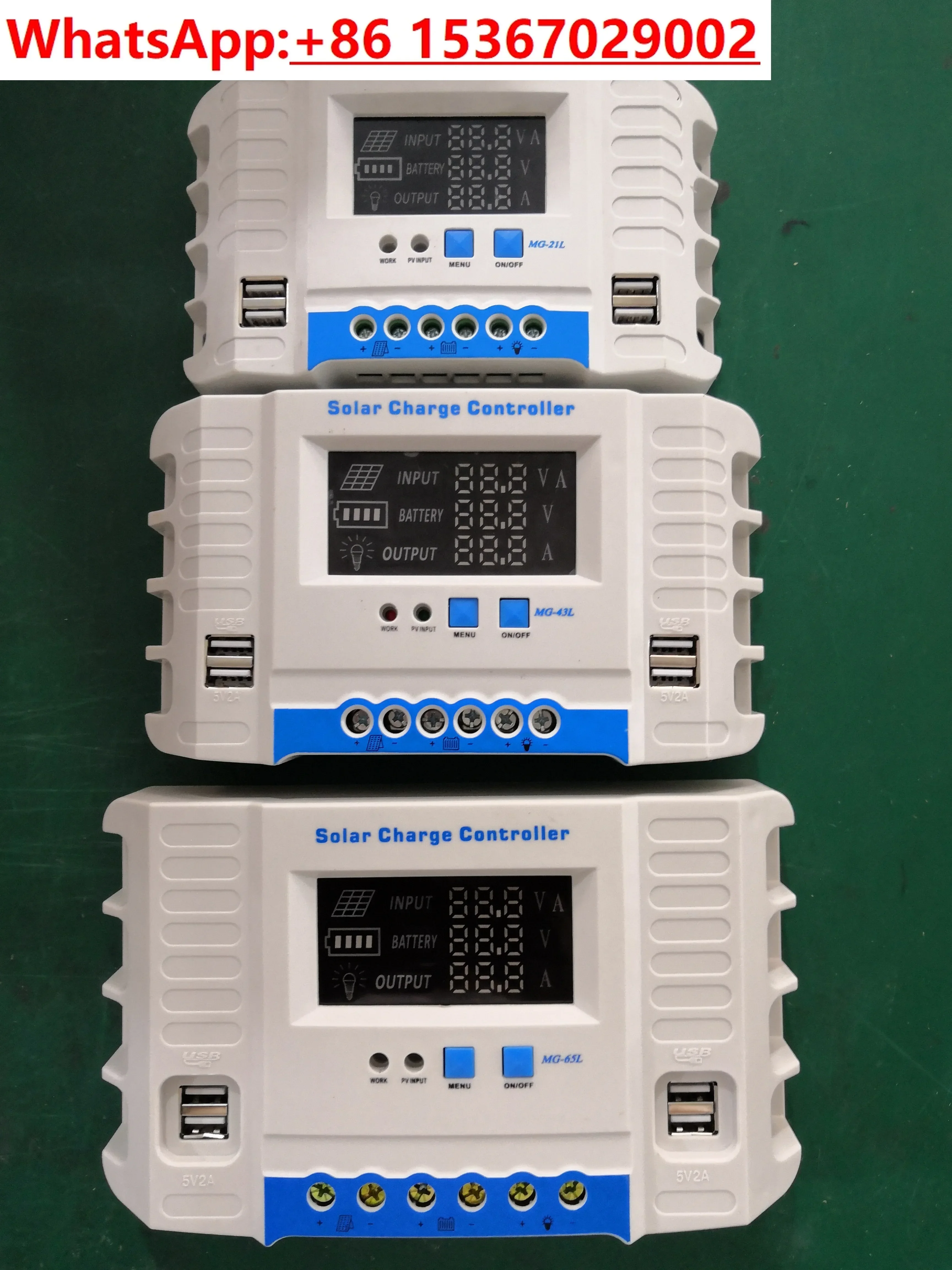 Color screen series high quality, 12V/24V solar controller 10A-60A