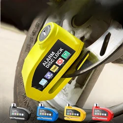 Motorcycle Bicycle Lock Alarm Safety Lock Bike Lock Protection Aluminum Alloy Anti-Theft Disc Brake Lock moto Accessories