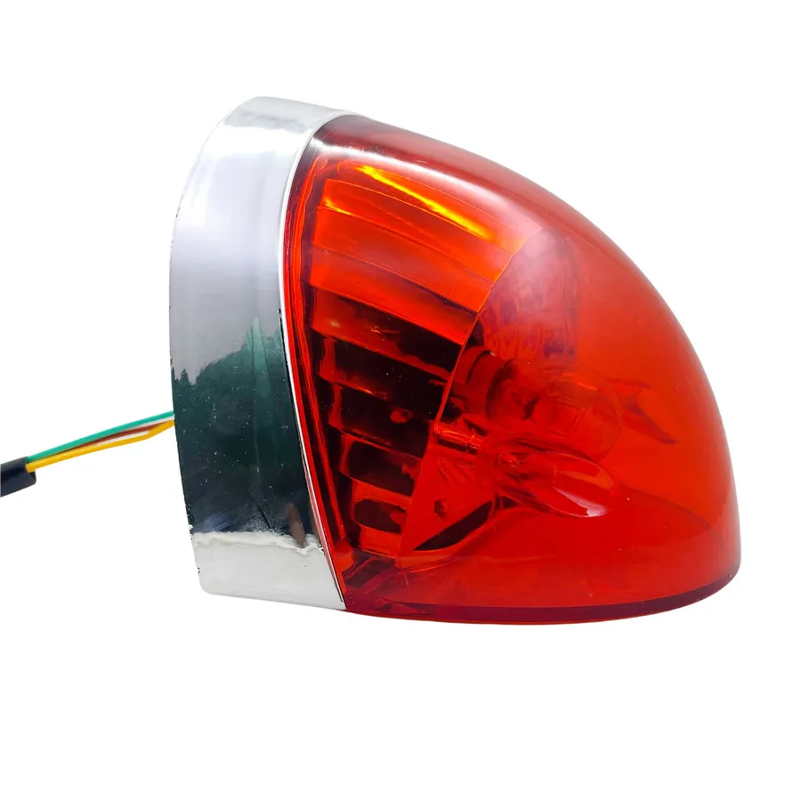 For Honda Giorno Yamaha Vino Suzuki Universal Motorcycle Rear Brake Light ABS Scooter Moped E-Bike Tail Indicator Stop Lamp