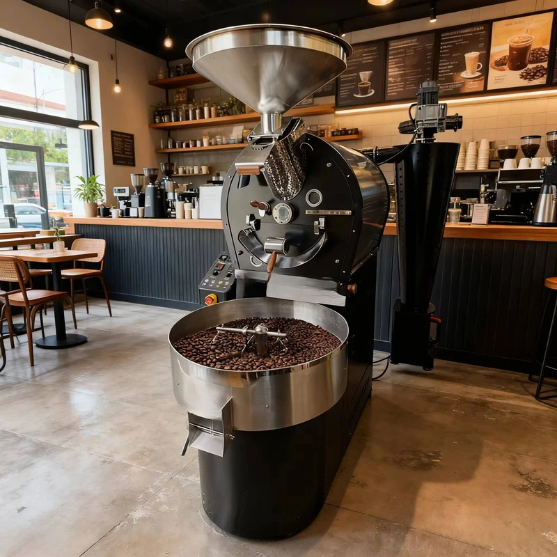 Energy-Saving Commercial 3Kg 5Kg 6Kg 12Kg Programmable Gas-Electric Coffee Bean Roaster