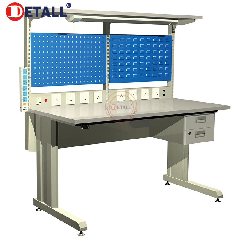 rolling storage table tool workbench steel metal workstation for factory