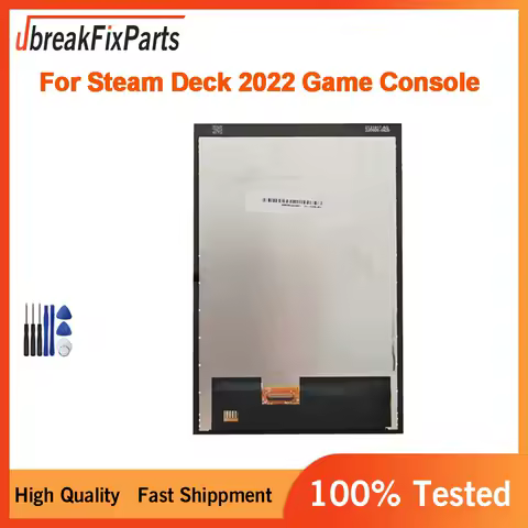 7'' LCD Screen For Steam Deck 2022 Game Console LCD Display Touch Digitizer Full Assembly