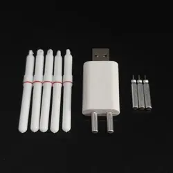 5pcs/lot Night Fishing Glow Stick with Rechargeable cr425 Battery Fishing Light Stick Attractor Lamp Accessory J512