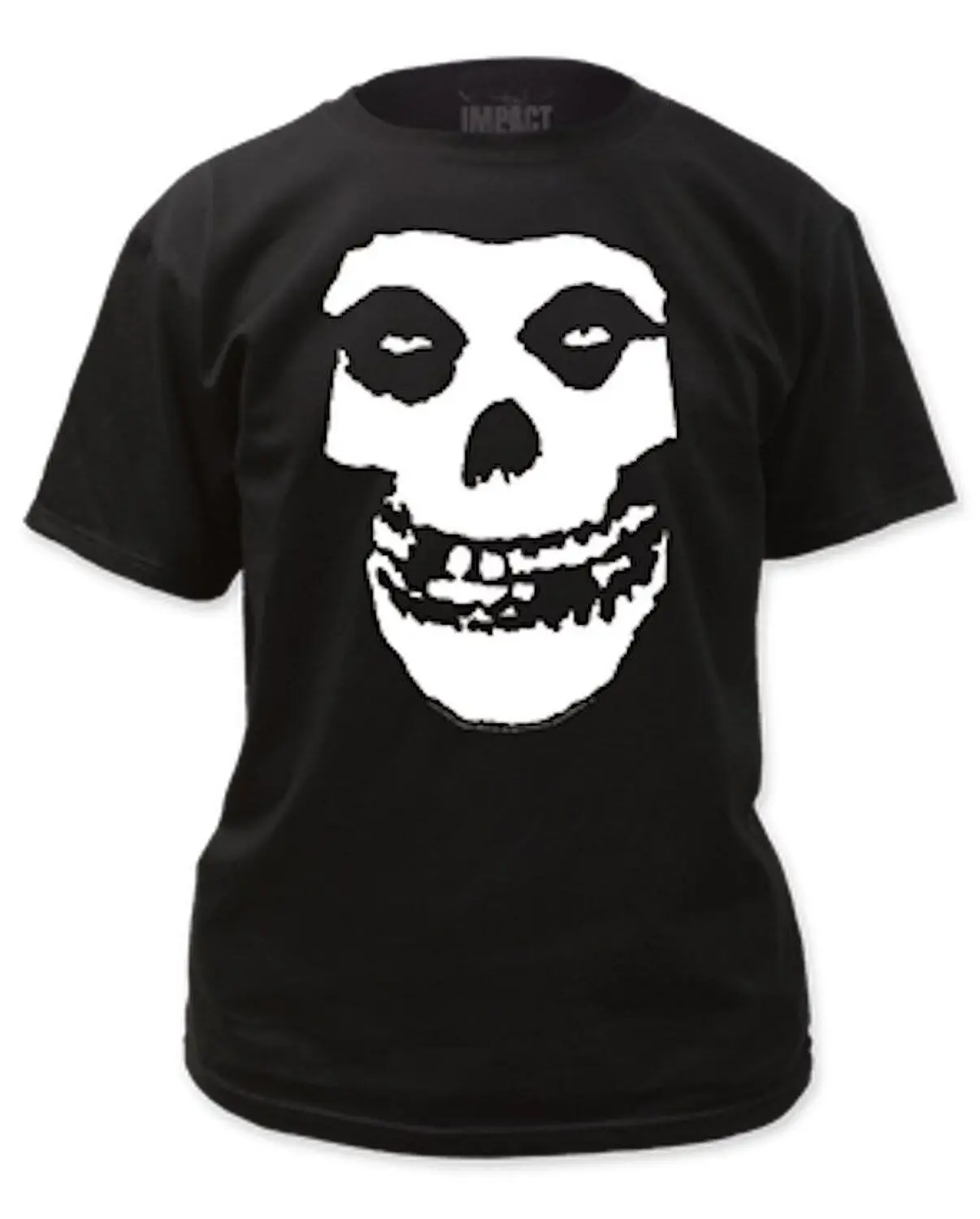 

Official The Misfits Fiend Skull Logo Adult T-shirt -Horror Punk Band Glenn Danz