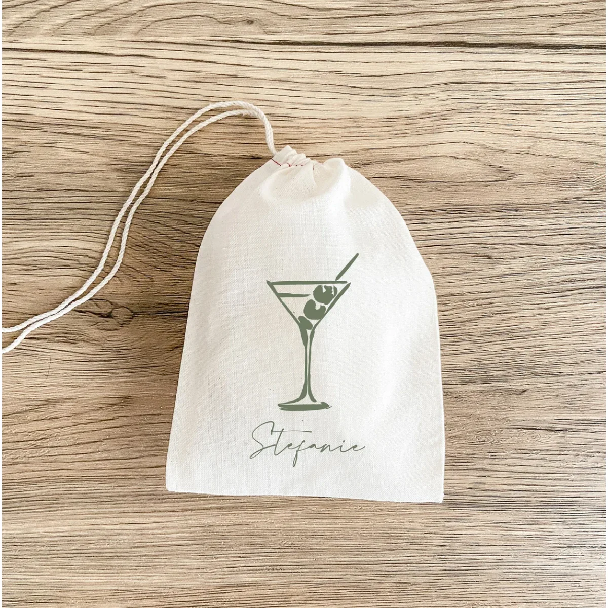 Martini Name Favor Bag - Hangover Kit - Bachelorette Party Favor Bag - Martini Hangover Kit - Bikinis And Martinis - Bridesmaid