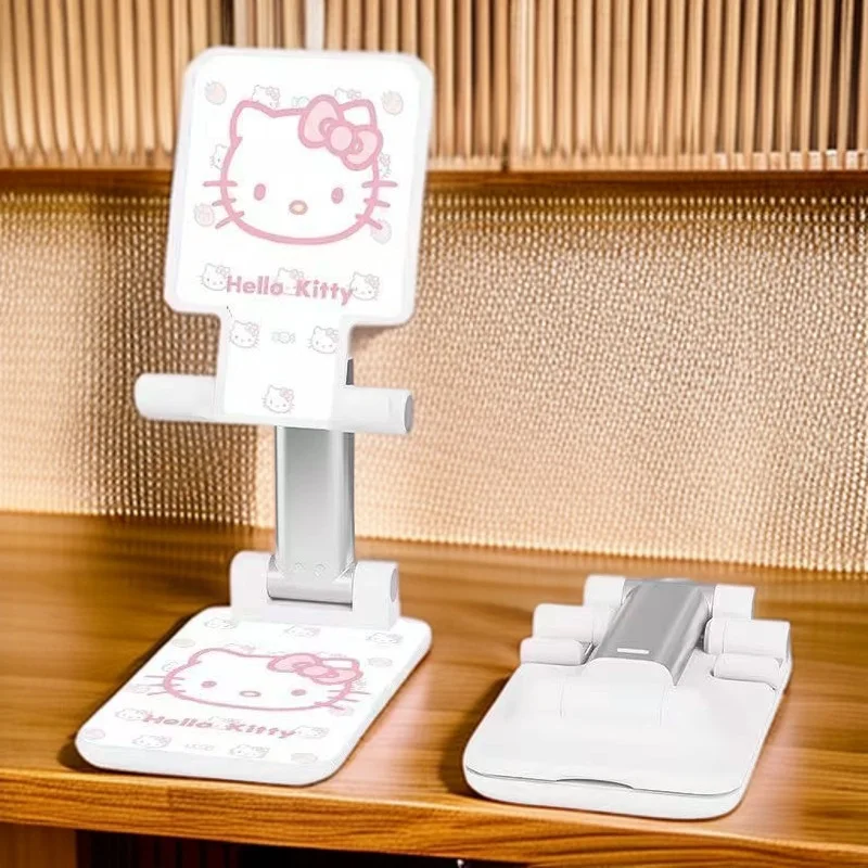 

Hello Kitty Phone Stand Cute Cartoon Multi Functional Folding Lift Tablet Universal Desktop Lazy Stand Wholesale Girl Students