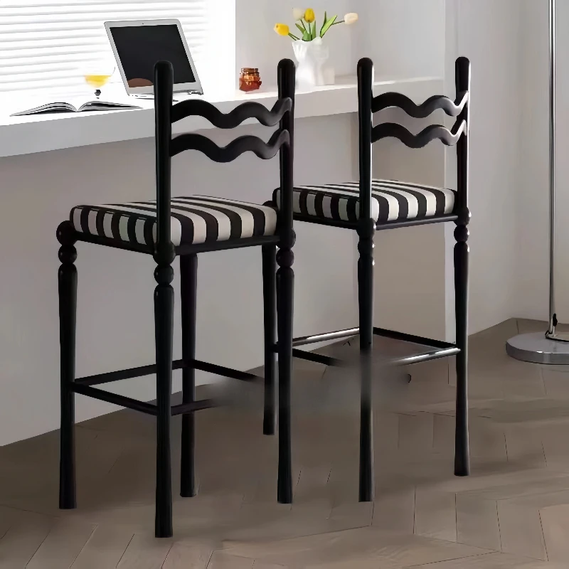 Chaises de Bar de barbier professionnelles, relaxantes, confortables avec dossier, Design, Accent de Restaurant, Taburete Alto, meubles de maison
