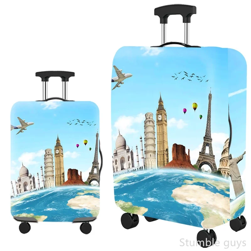 

Durable Washable Elastic Luggage Cover Protective Suitcase Sleeve Reliable Travel Accessory Airline Travel Fits Rolling Luggage