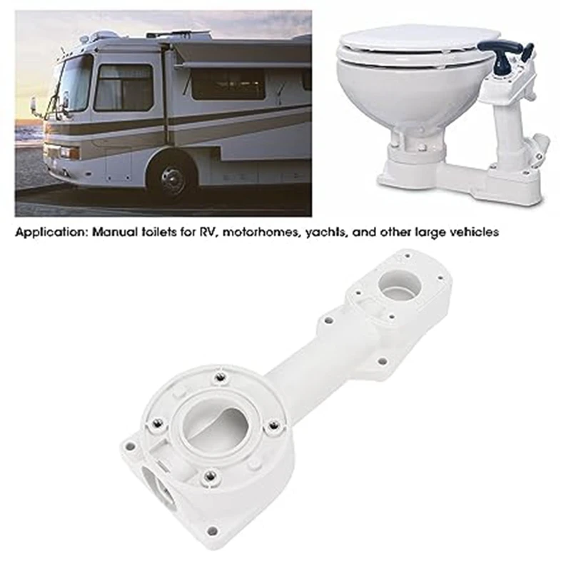 RV Toilet Accessories Toilet Rotating Rod Manual Toilet Bottom Plug Marine Yacht RV Toilet Parts