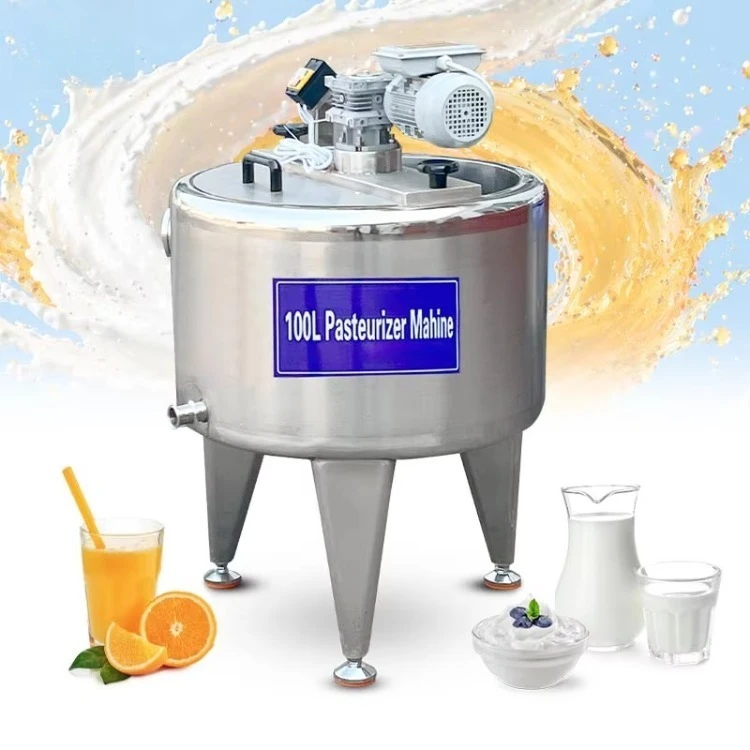 Pasteurizador de Leche y Zumos de Frutas de 1000 Litros, Mini Pasteurizador de Leche, Máquina Pequeña para Pasteurizar Huevos