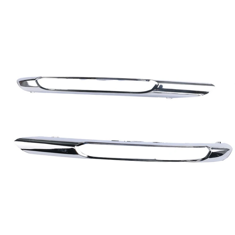 2Pcs Front Bumper Fog Light Grille Chrome Trim Molding Left Right for Mercedes Benz W212 09-12 2128851574