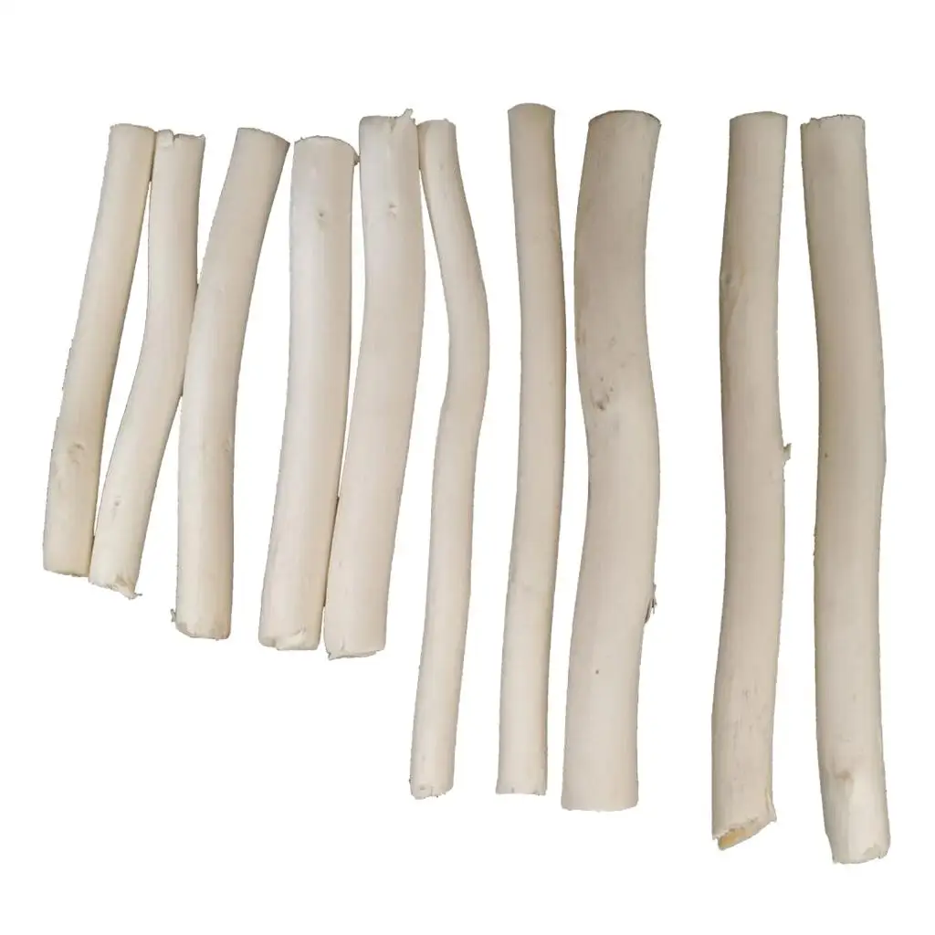 

Pack Of 20 Wooden Sticks Tree Branch Woodworking Supplies for DIY Craft