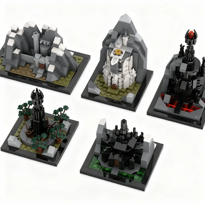 

724pcs MOC LOTR Mini Diorama S Hobbit Lord Rings Model Building Blocks Construction Toy Christmas Gifts DIY Creative Idea Brick