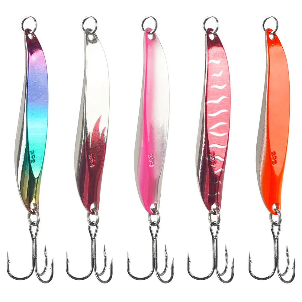5Pcs Fishing Spoons…
