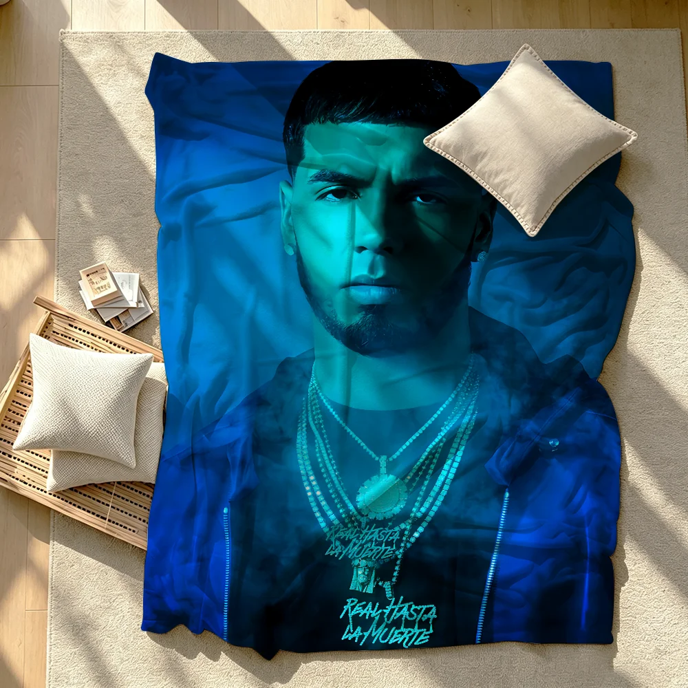 Singer Anuel AA Blanket Soft Warm And Thick Perfect For Bedroom Living Room Bed Sofa Camping Picnic Office Gift