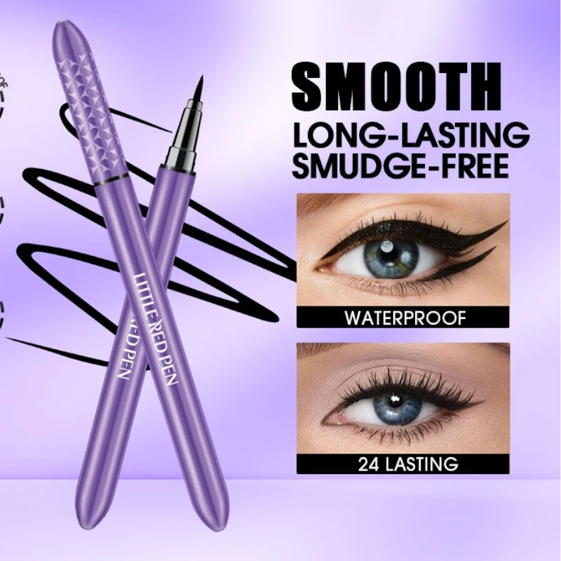 3-Pack Ultra-fine Tip Eyeliner Pens, Smooth and Durable, Water-resistant and Quick-drying, Suitable for Beginners' Eye Makeup