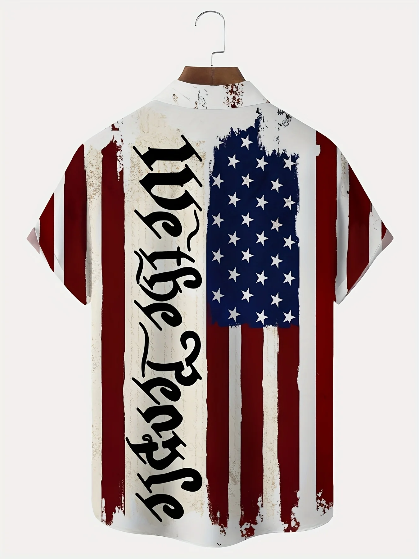 2026 Summer New Style Men's Short-Sleeved Shirt With 3D Letter Pattern Print Street Casual Fashion Comfortable And Soft
