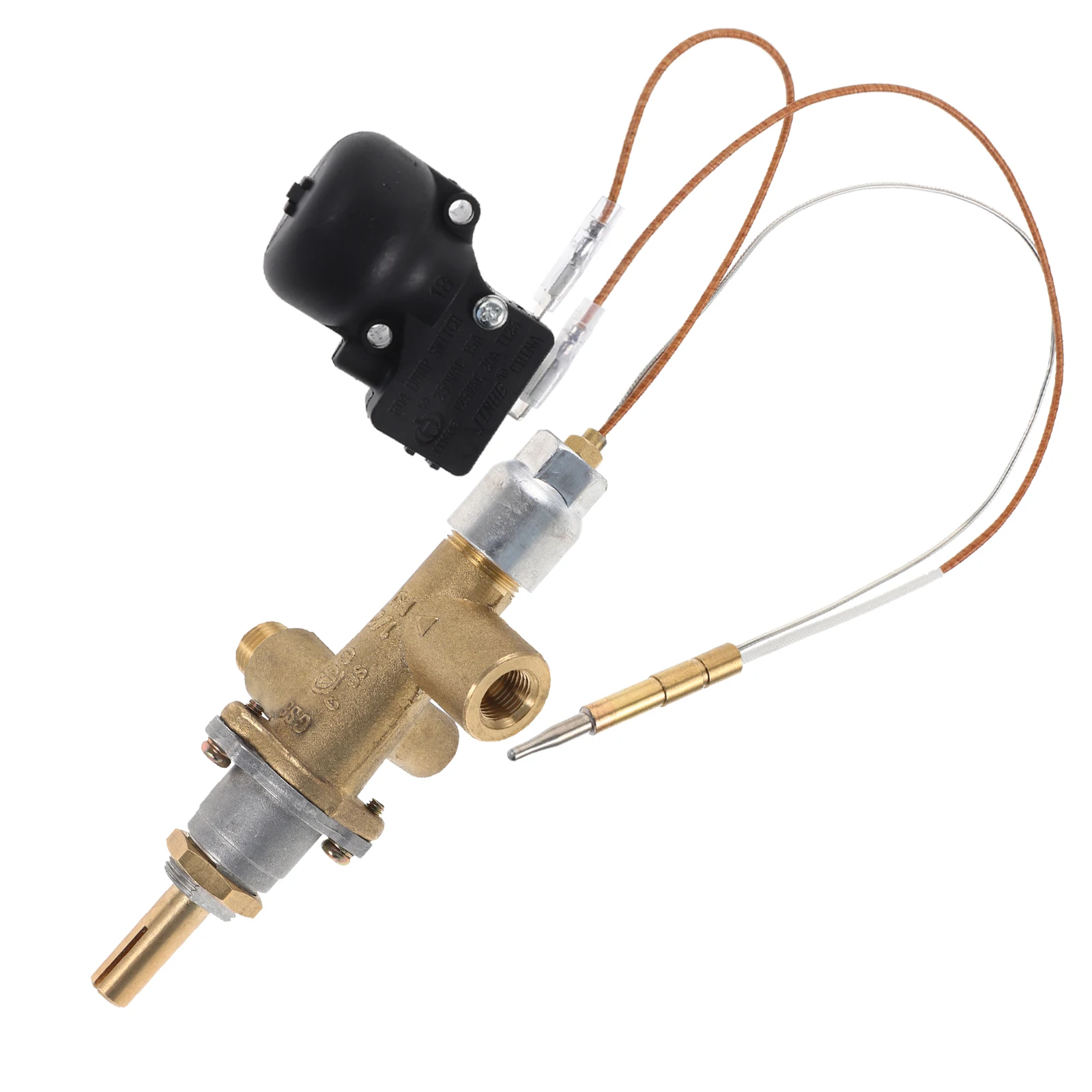

1 Set Universal Thermocouple Replacement Kit For Outdoor Patio Heater Auto Shut-Off Tilt Sensor 8Mm Gas Valve Compatible Fire
