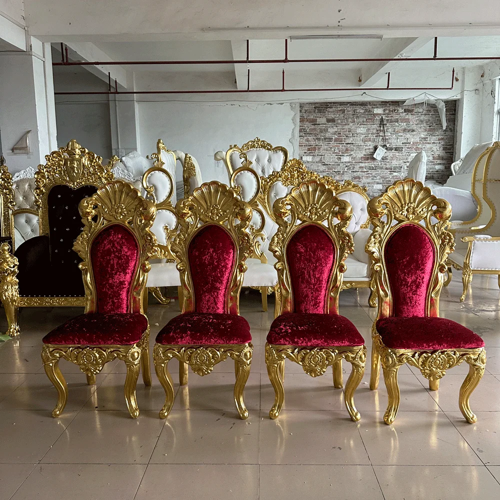 FSDKX Queen king Throne Pedicure Chair for Wedding Event White