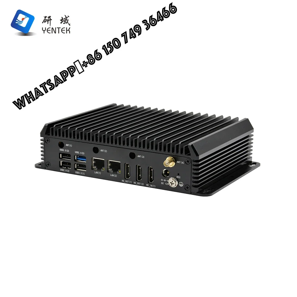 RK3588 8 Core LPDDR4 8GB EMMC 64GB Dual Gigabit Ethernet for Factory IoT 2 CAN 4 COM Industrial Computer