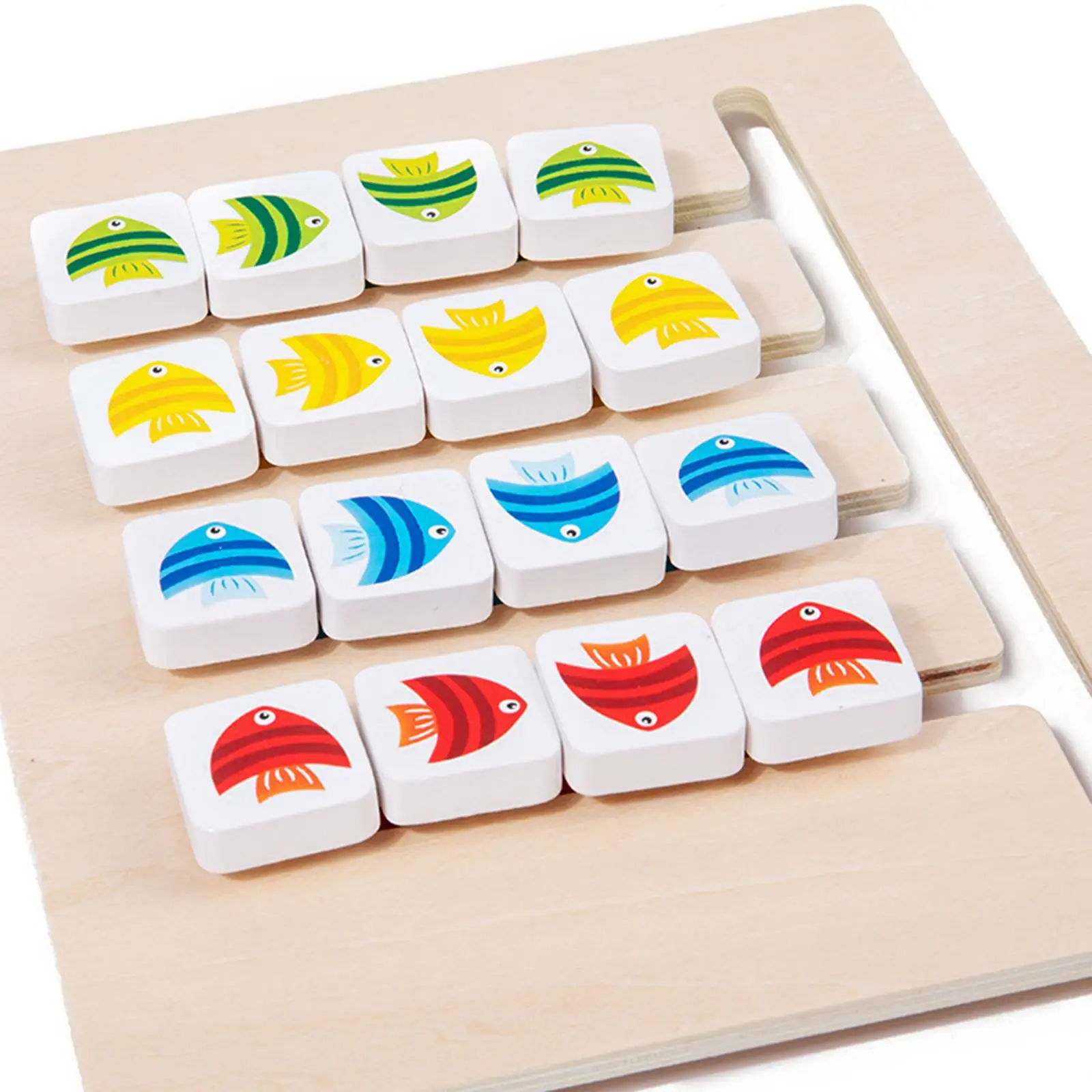 Slide-Puzzle-Matching-Spiel in Farbe und Form, Slide-Puzzle-Matching-Spielzeug, Reisespielzeug für Mädchen im Vorschulalter