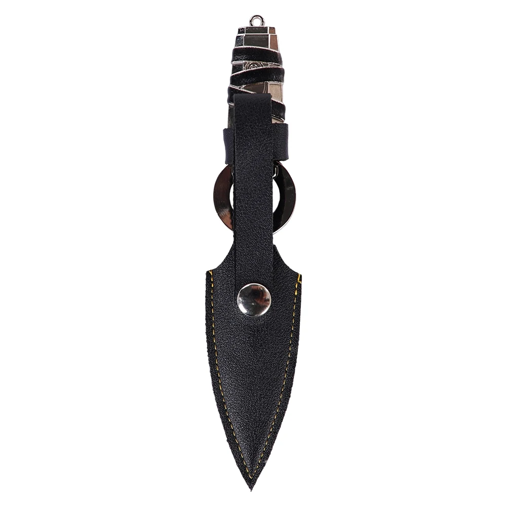 Valorant Jett Kunai Cosplay Prop Costume Accessory Replica Throwing Knife Toy With Leather Sheath Weapons Halloween Carnival - view 6