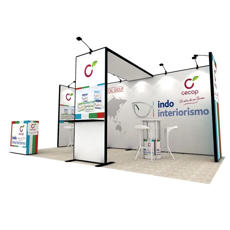 3x6 Custom Design Aluminium Material Modular Trade Show Booth for Exhibition