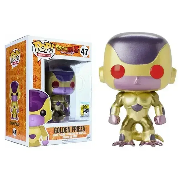 Funko Pop Figuras Ojos Rojos Dorados Frieza # 47 POP figuras de acción de vinilo muñecas juguetes dibujos animados FRIEZA POP Anime juguetes regalos para niños