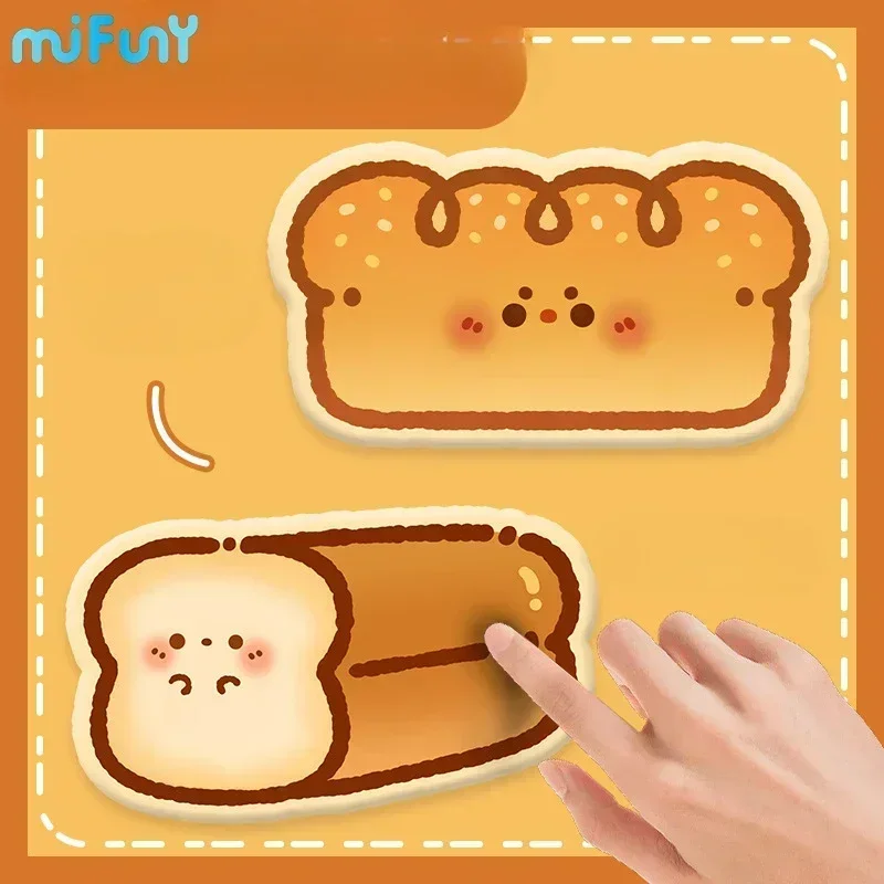Mifuny Kawaii Toast Handrest Mini gelang tangan silikon lucu sandaran tangan Anime bantal untuk kantor mengetik Aksesori game