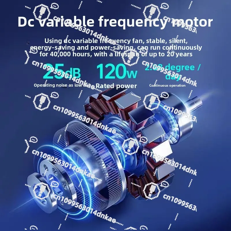 Mute Fresh Air System Household DC Frequency Conversion Two-way Flow Full Heat Exchanger, Fresh Air Machine, Air Supply