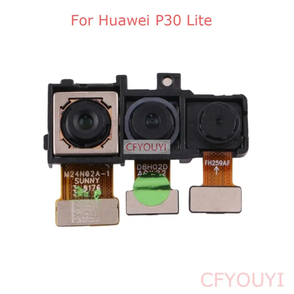 

New Big Back Camera Module Replacement Part For Huawei P30 Lite 24MP 48MP Rear Main Back Camera Flex Cable