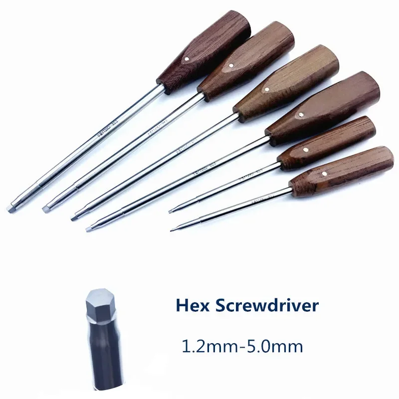 1PCS Bone Screwdriver Hex Head Screw Driver Veterinary orthopedics Instruments