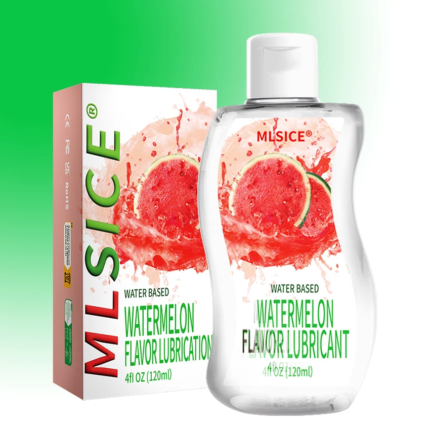 120ml Water-Based Lubrication Watermelon Strawberry Lube for Men Women Couples Anal Lubricant Oral Sex Massage Gel Adult Toy Oil