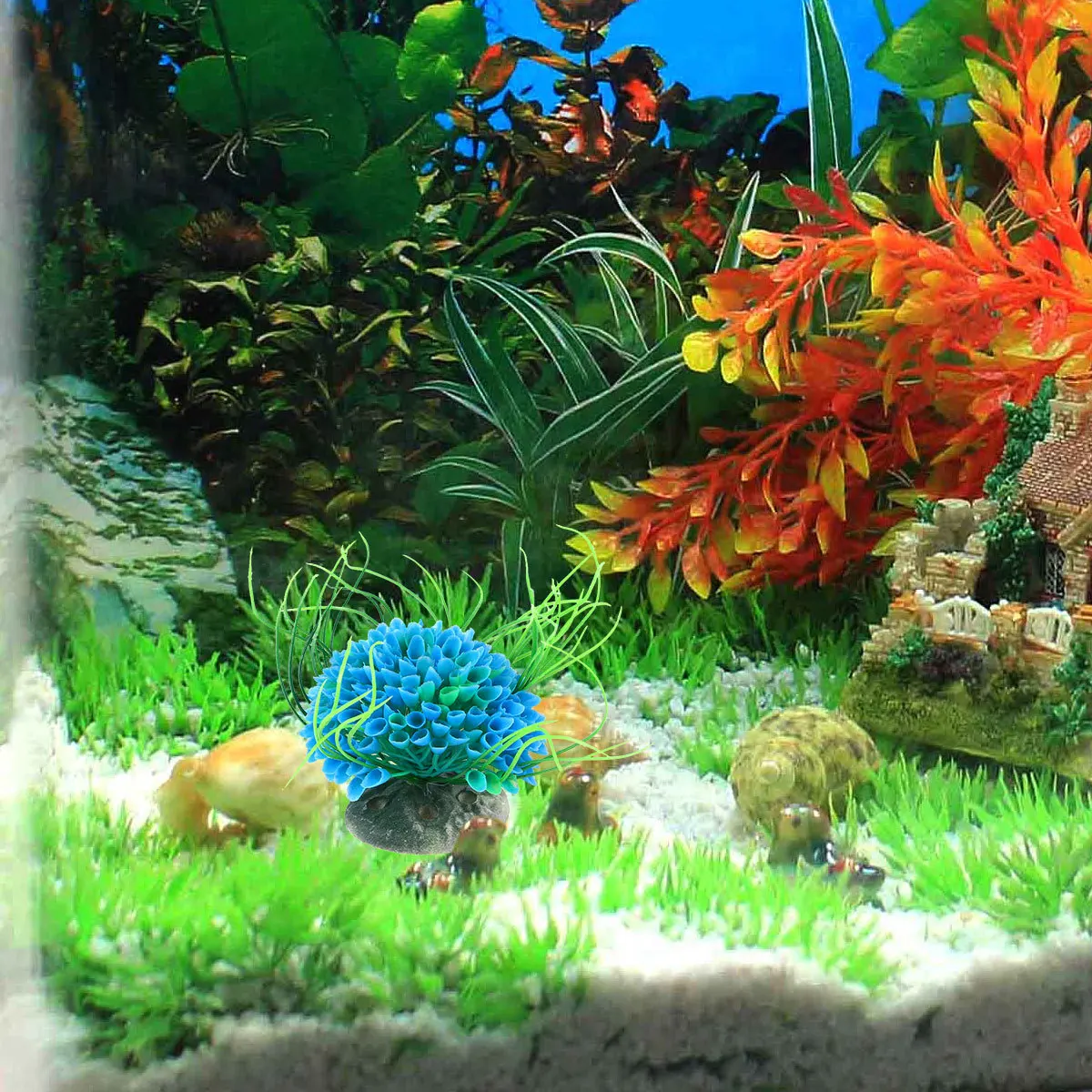 

Realistic Aquarium Plants With Fish Tank Decorations For Fresh Salt Water Non Toxic Plastic Aquatic Decor Pets