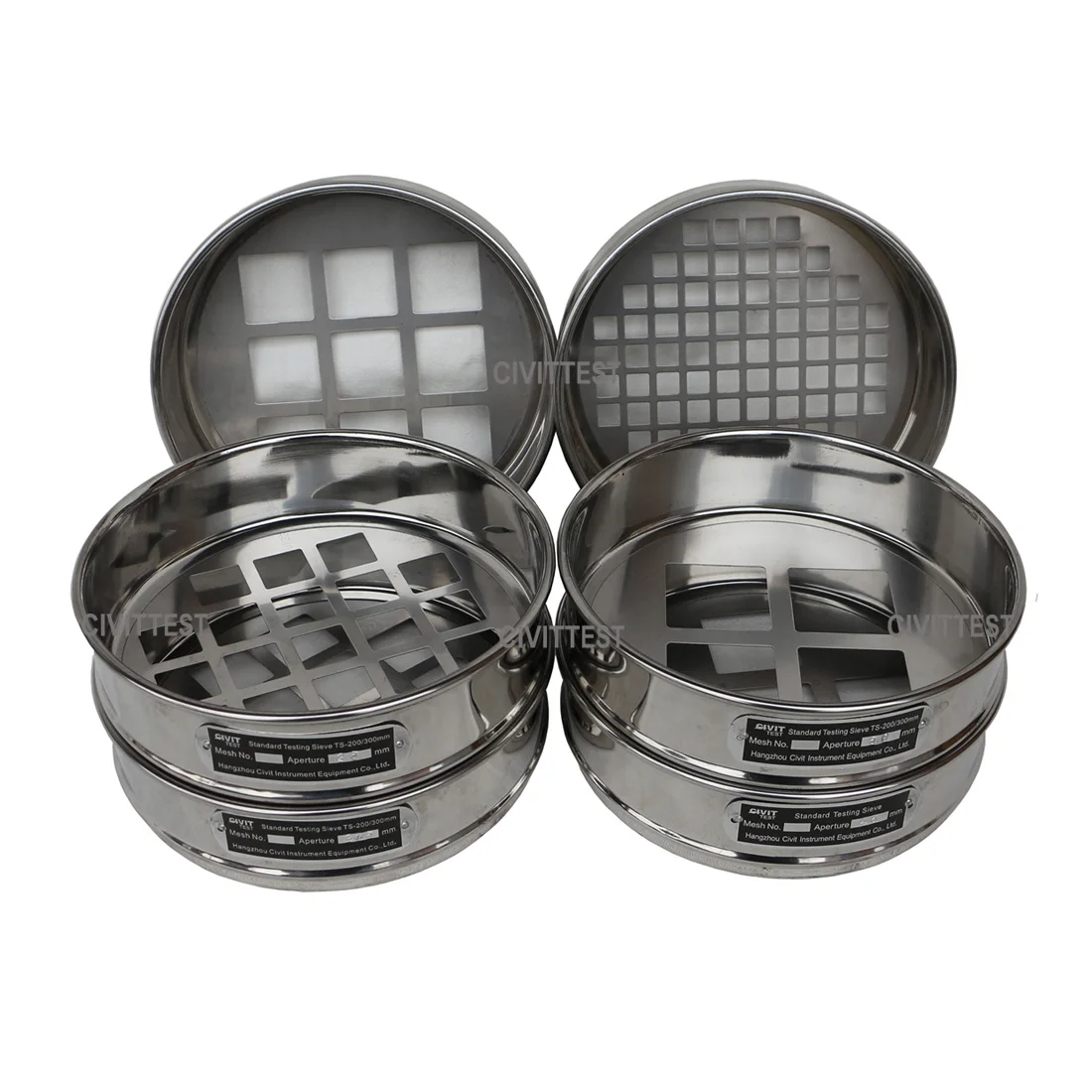High Quality ASTM BS Soil  Stainless Steel Laboratory  Powder Tamis Filter Sieving Tamiz Particle Size Analysis Mesh Sieve