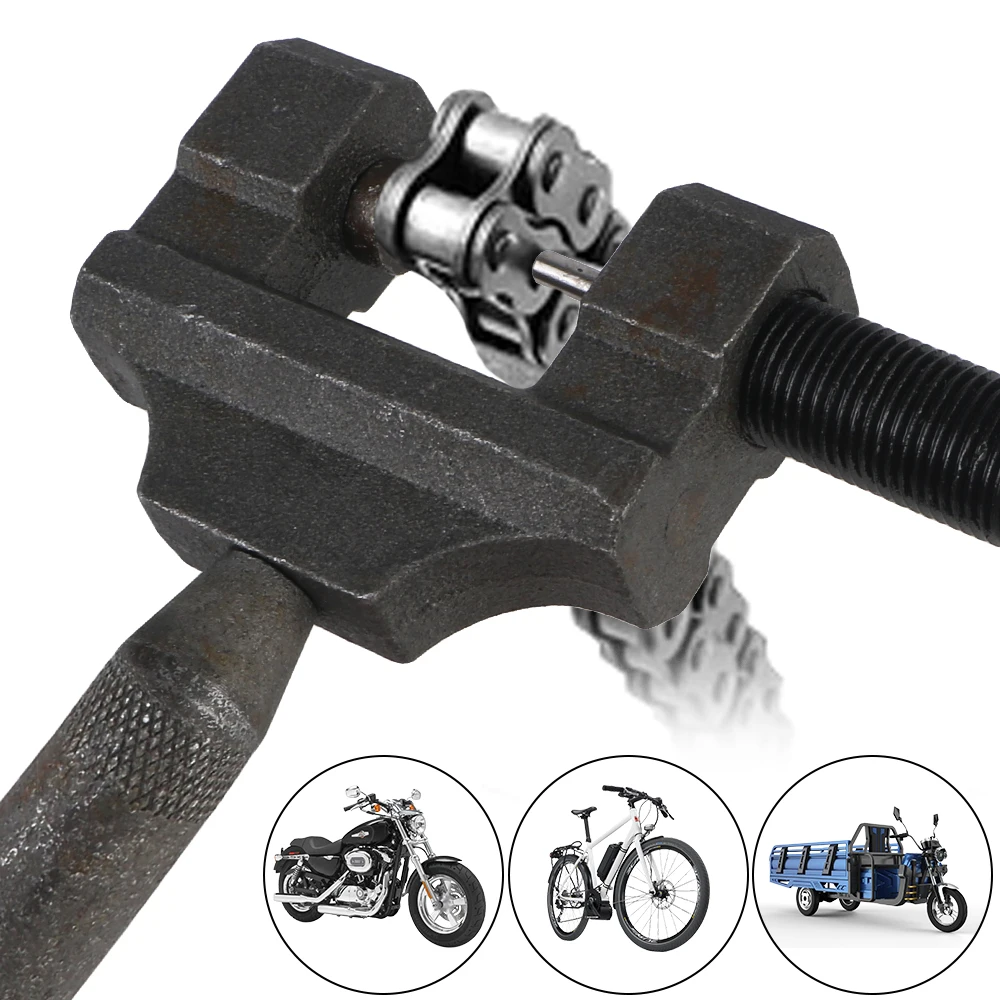 

Bike Chain Splitter Bike Chain Tool Cycling Metal Motorcycle Chain Disassembly Tool Bike Chain Cutter Chain Remover