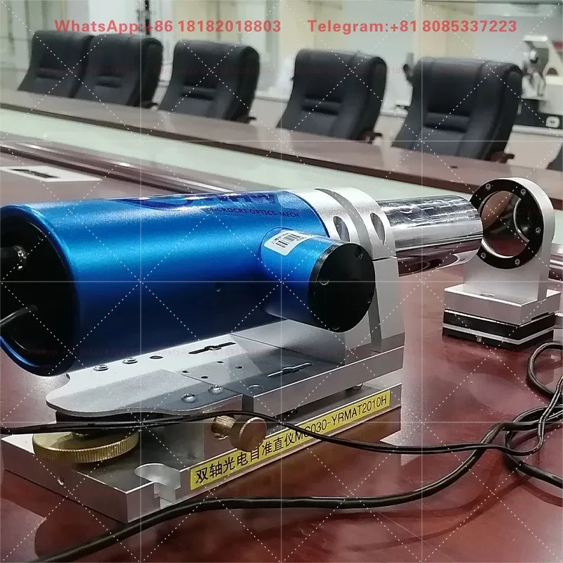 Dual Axis Laser Autocollimator Straightness Vertical Parallel Angle Measuring Instrument For Guide Rail Calibration